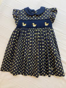 Vestido patito con smock