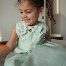 Cargar imagen en el visor de la galería, Vestido verde brocado
