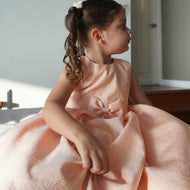 Vestido sin mangas brocado melon