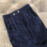 Pantalon de corduroy bebe color azul