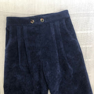 Pantalon de corduroy bebe color azul
