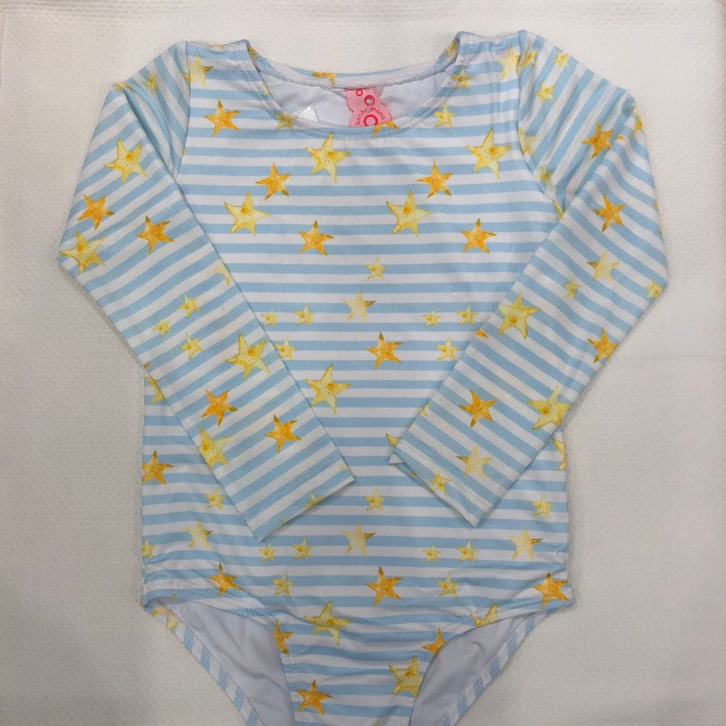 Ropa de baño manga larga estrellas