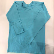 Polo de licra playero celeste/turquesa uv