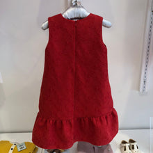 Cargar imagen en el visor de la galería, Vestido rojo brocado

