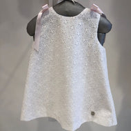 Vestido beba broderie blanco