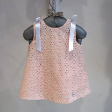 Cargar imagen en el visor de la galería, Vestido beba broderie melon

