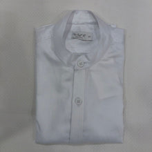 Cargar imagen en el visor de la galería, Camisa manga larga cuello neru blanco
