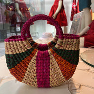 Cartera junco de colores