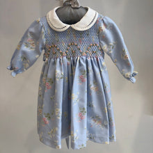 Cargar imagen en el visor de la galería, Vestido cuello bb villela flores con bordado
