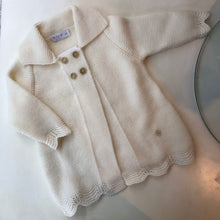 Cargar imagen en el visor de la galería, Abrigo pavo real/ baby rabit ivory
