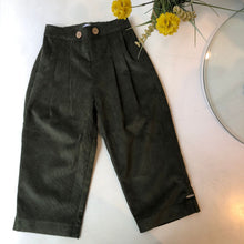 Cargar imagen en el visor de la galería, Pantalon de corduroy bebe color verde
