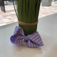 Gancho lazo lila a rayas p