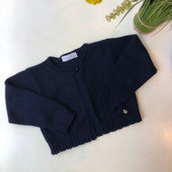Bolero tejido lana azul marino