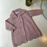 Abrigo pavo real/baby rabit palo rosa