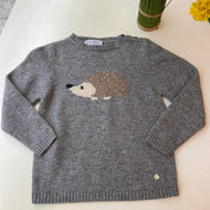 chompa erizo gris Pili Carrera