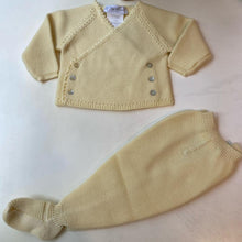 Cargar imagen en el visor de la galería, Ajuar cruzado amarillo 2 pzs Pili Carrera
