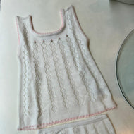Conjunto ivory tejido 2pzs