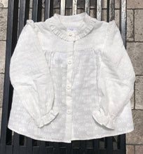Cargar imagen en el visor de la galería, Blusa broderie ivory
