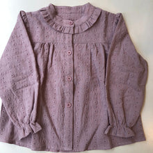Cargar imagen en el visor de la galería, Blusa broderie palo rosa
