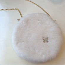 Cargar imagen en el visor de la galería, Bolso peluche tono ivory
