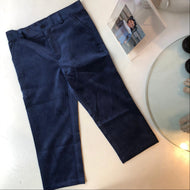 Pantalon corduroy niño azul
