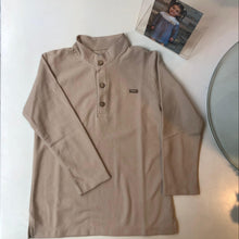 Cargar imagen en el visor de la galería, Polo pique cuello neru m/l beige
