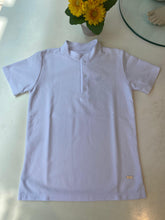 Cargar imagen en el visor de la galería, Polo box pique blanco cuello neru
