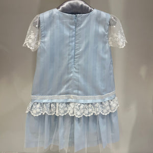 Vestido celeste con tull