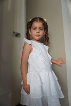 Cargar imagen en el visor de la galería, Vestido broderie blanco

