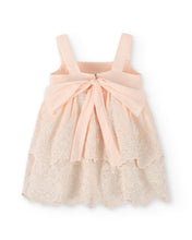 Cargar imagen en el visor de la galería, Vestido bambula brodado salmon Pili carrera
