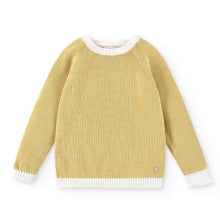 Cargar imagen en el visor de la galería, chompa contraste amarillo/blanco Pili Carrera
