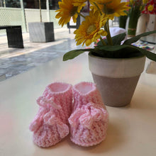 Cargar imagen en el visor de la galería, Zapato tejido rosa botin
